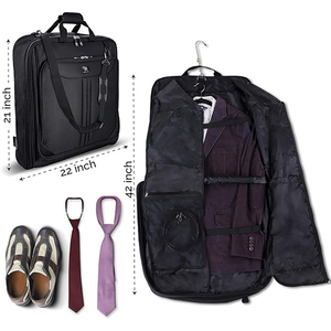 Free sample Portable <b>Garment</b> Suit <b>Bags</b> for Women's Foldable <b>Travel</b> <b>Bag</b> with Multiple Uses PU Hand Luggage <b>Garment</b> Duffle <b>Bag</b> - Product Image 3