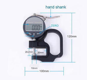 Misuratore digitale micrometro 0-25mm/0.001 di spessore del rivestimento in acciaio inossidabile - Product Image 4