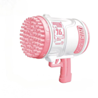 Lanceur de bulles d'eau électrique automatique en plastique avec 76 trous pour enfants et adultes, jouet de jeu en plein air