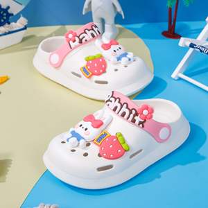 <span class=keywords><strong>Sandalias</strong></span> Infantiles <span class=keywords><strong>de</strong></span> Verano con Punta Cerrada, Antideslizantes, con Dibujos Animados <span class=keywords><strong>de</strong></span> Conejo y Oso, <span class=keywords><strong>para</strong></span> Niñas y Niños, <span class=keywords><strong>para</strong></span> el Hogar y el <span class=keywords><strong>Baño</strong></span>, con Suela Suave - Product Image 2