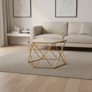 Mesa <span class=keywords><strong>de</strong></span> <span class=keywords><strong>Centro</strong></span> Moderna Convertible <span class=keywords><strong>de</strong></span> Vidrio con Diseño Especial y Estructura Metálica - Juego Inteligente Personalizado al por Mayor para <span class=keywords><strong>Comedor</strong></span> y Muebles para el Hogar - Product Image 4