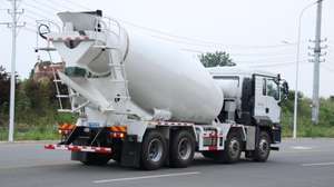 Mesin Konstruksi truk <span class=keywords><strong>Mixer</strong></span> beton 8*4 baru untuk penjualan Afrika termasuk mesin inti dan komponen pompa - Product Image 6