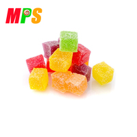 Nieuwe Smaak 6G Gemengde Fruit Smaak Cube Soft Candy Gummy Snoep