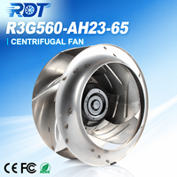 Ventilateur de refroidissement RadiCal à faible consommation d'énergie d'origine allemande R3G560-AH23-65, conception compacte à faible bruit, refroidissement HVAC pour centre de données