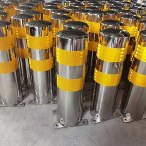 Pila protectora de aislamiento de cono de carretera Anticolisión de seguridad luminosa moderna Protectores de <span class=keywords><strong>esquina</strong></span> de tubería de acero para columna de advertencia de seguridad - Product Image 2