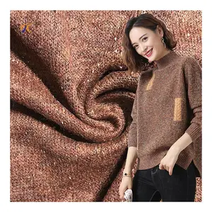 Grosir Sweater Wol Rajutan Poliester Jacquard Akrilik Mohair Kain Wol untuk Bayi Baru Lahir Kain Fotografi