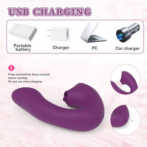 Love Groothandel Clitoris G Spot Tong Likken Vibrator Vagina 2in1 Seksspeeltjes Vibrator Voor Vrouwen - Product Image 6