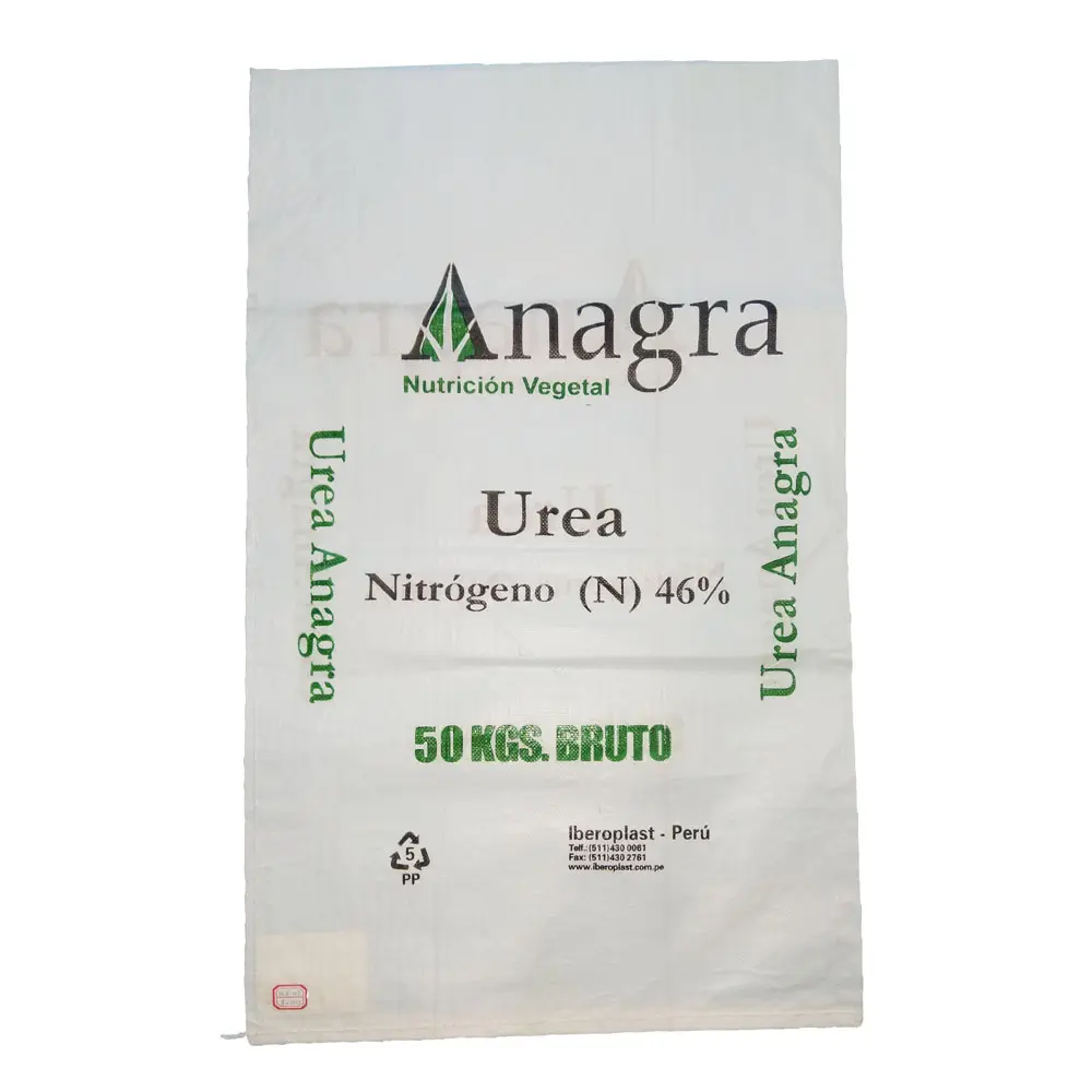 पीपी बुना यूरिया उर्वरक पैकेजिंग बैग 40 kg 50 kg Polypropylene प्लास्टिक बोरियों