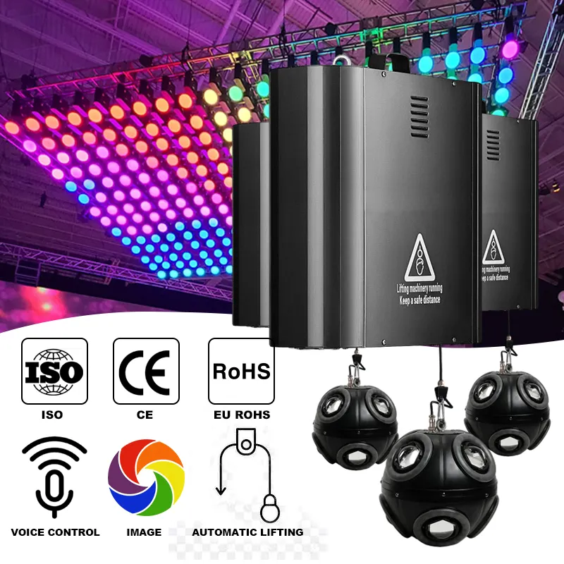 disco kinetics rave parties lights tube price lighting balls winch kinetic led ball light dmx