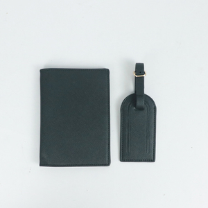 Populaire design PU lederen paspoorthouder hoesje familiereis bagagetag voor cadeauset - Product Image 3