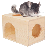 Jouet d'angle en bois de haute qualité, écologique et à prix compétitif pour hamsters, chinchillas, écureuils, et sugar gliders – Fonction DIY
