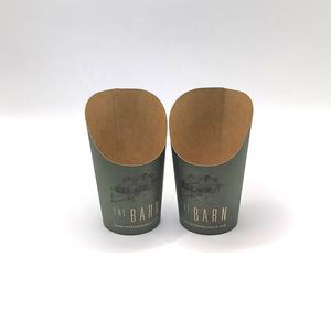 Gobelet en papier kraft blanc jetable pour frites et chips – Emballage de service économique – Meilleures ventes - Product Image 3