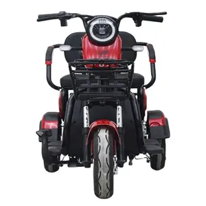 2024 sıcak satış DETRITUS 50km/h elektrikli taşıyıcı hareketlilik scooter yetişkin hareketlilik scooter yaşlı için e üç tekerlekli bisiklet