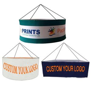 Pancarta Colgante Personalizada para Exhibición, Pancarta de Techo de Poliéster Impresa por Sublimación - Product Image 1