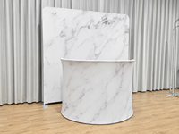 Table de DJ pliable personnalisée, équipement de stand pour fêtes, mariages, expositions, événements et activités