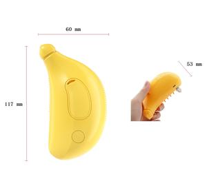 Cepillo de vapor de masaje de silicona para ducha eléctrica para mascotas 3 en 1 personalizado peine de autolimpieza cepillo de vapor para perros y gatos para desprenderse - Product Image 2