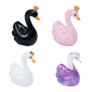 Mini Figuras de Cisne de Resina, Adornos en Miniatura para Jardín de Hadas, Decoración de Micropaisajes para Casa de Muñecas, Bonsái, Acuario, Escritorio - Product Image 5