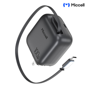 <span class=keywords><strong>Chargeur</strong></span> universel à charge rapide Miccell pour iPhone avec câble USB, <span class=keywords><strong>chargeur</strong></span> de téléphone portable haute vitesse portable pour téléphones et ordinateurs portables - Product Image 1