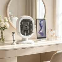 Analyseur de peau AI, appareil d'analyse de la peau du visage, 8 images spectrales, détecteur de peau intelligent pour salon de beauté, appareil de diagnostic cutané