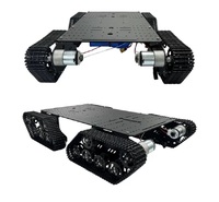 Chasis de Tanque Oruga WD-HM-T900S, Plataforma de Desarrollo de Robots ROS de Código Abierto, Control Remoto de Aleación de Aluminio