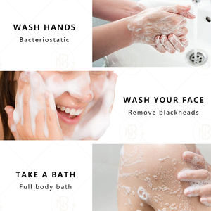 OEM 200gビーガンソリッドバー石鹸シルクヤギミルク手作りクレンジングホワイトニング修復ブライトニング - Product Image 5