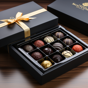 Boîtes à Chocolats de Luxe Personnalisées en Gros avec Embossage, Emballage Écologique en Mousse, Design Portable pour Chocolats Haut de Gamme - Product Image 3