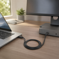 Câble USB-C certifié Thunderbolt 4 de 1,5 m/2 m, 40 Gbit/s, charge rapide PD 240 W, connecteur JAE 5 A, vidéo 8K 60 Hz, MacBook, moniteur