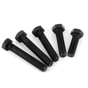 Hot bán lớp 8.8 & 10.9 ASTM A325 a490 nặng Hex bu lông hạt carbon thép đồng bằng kết thúc Đen bu lông bán buôn nhà sản xuất - Product Image 3