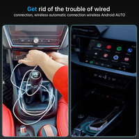 Fuallwin Universal Convert Factory Wired Wireless CarPlay Dongle Dual-Band Wi-Fi Android Auto Support OTA Updates CE/FCC