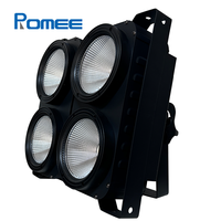 Lumière de scène COB 4X100W blanc froid/blanc chaud pour DJ, concert, événement, théâtre, éclairage de scène