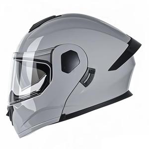 Nouveau casque de <span class=keywords><strong>moto</strong></span> ouvert certifié DOT Uncover-800 - Coque légère en ABS avec fermeture rapide, 2 visières et doublure en coton - Product Image 1