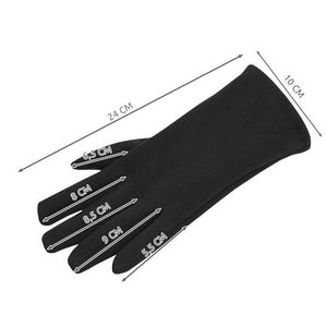 Black <b>Touchscreen</b> <b>Gloves</b> With Removable Thermal Cover One Size Unisex - Product Image 2