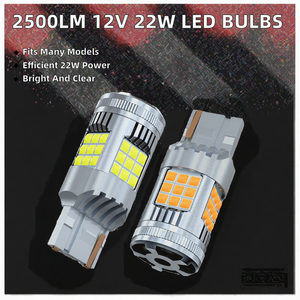 Bombillas LED de Freno 2500Lm 12V 27W T20-3030-36SMD 36 SMD 7440 7443 3157 3156 3057 T25 para Luz Trasera y Direccional - Product Image 2
