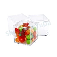 Boîte présentoir à bonbons, conteneurs avec couvercles, boîtes pour présentation de sucre de mariage, 10 pièces
