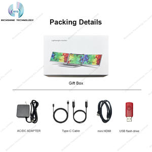 Écran double IPS de 15,6 pouces, réglable verticalement, double extension, interface intégrée, haut-parleur, commandes en gros pour ordinateur portable - Product Image 6