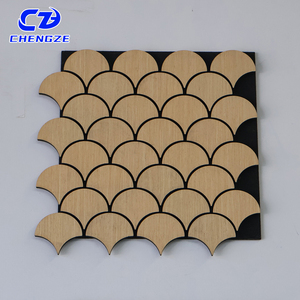 <span class=keywords><strong>Panneaux</strong></span> muraux acoustiques en <span class=keywords><strong>bois</strong></span> à lattes de design moderne, <span class=keywords><strong>panneaux</strong></span> absorbants le son carrés <span class=keywords><strong>pour</strong></span> une réduction efficace du bruit - Product Image 4