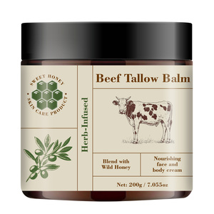 Balsamo al Sego Montato Idratante Profondo a Marchio Privato, Crema Lenitiva per Viso e Corpo, Riduce il Rossore, Sego di Manzo per la Pelle - Product Image 1