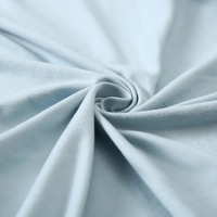 Tissu en molleton de velours de lait tricoté de qualité industrielle 75D, polyester/spandex superfin résistant à l'abrasion, pour sous-vêtement thermique