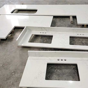 Goldtop OEM/ODM 5051 Calacatta Empira veine blanche grande dalle moderne dessus de table salle à manger hôtel cuisine comptoir dosseret mur - Product Image 3