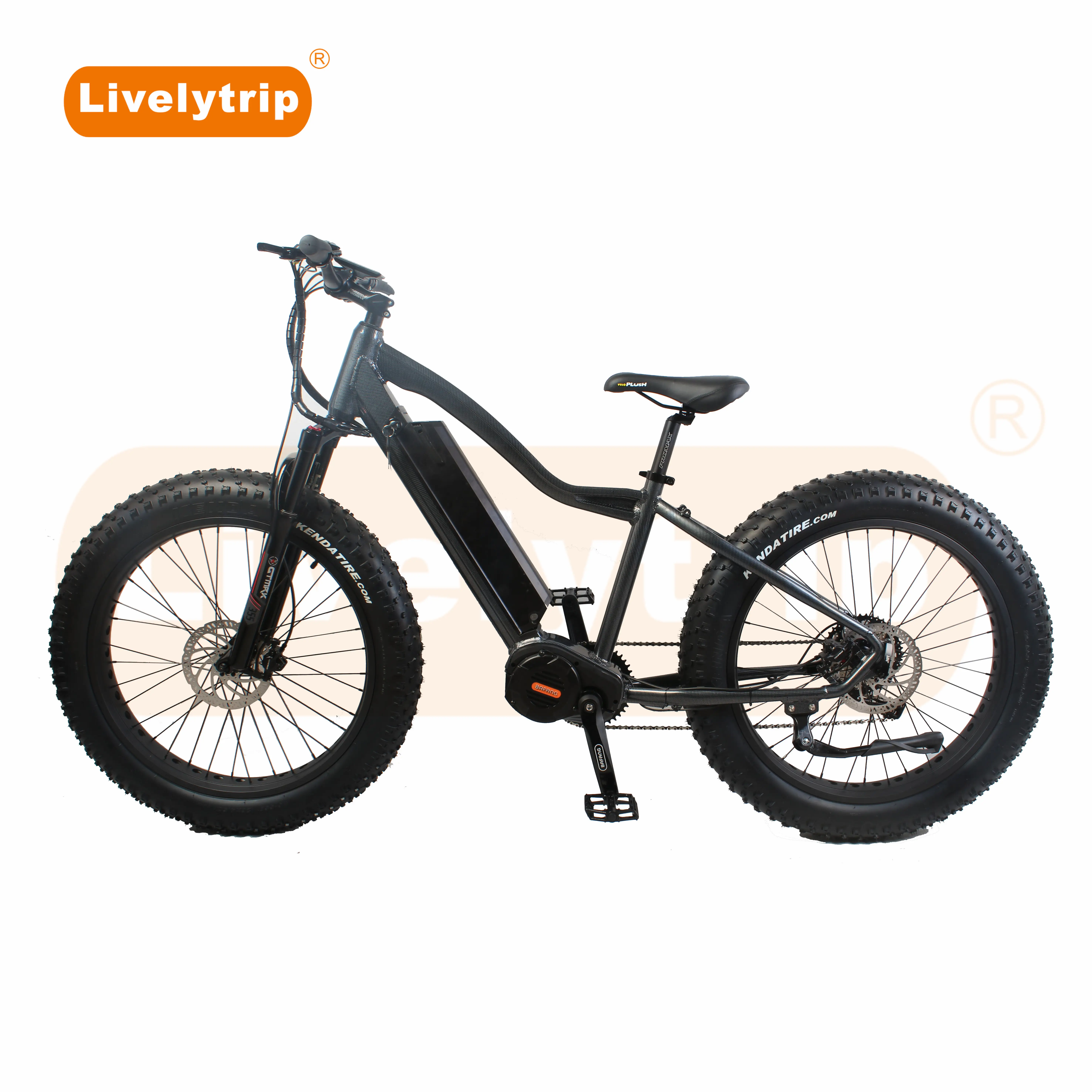 Bafang g510 ultra 1000w bici elettrica 26 pollici fat tire telaio di alta qualità