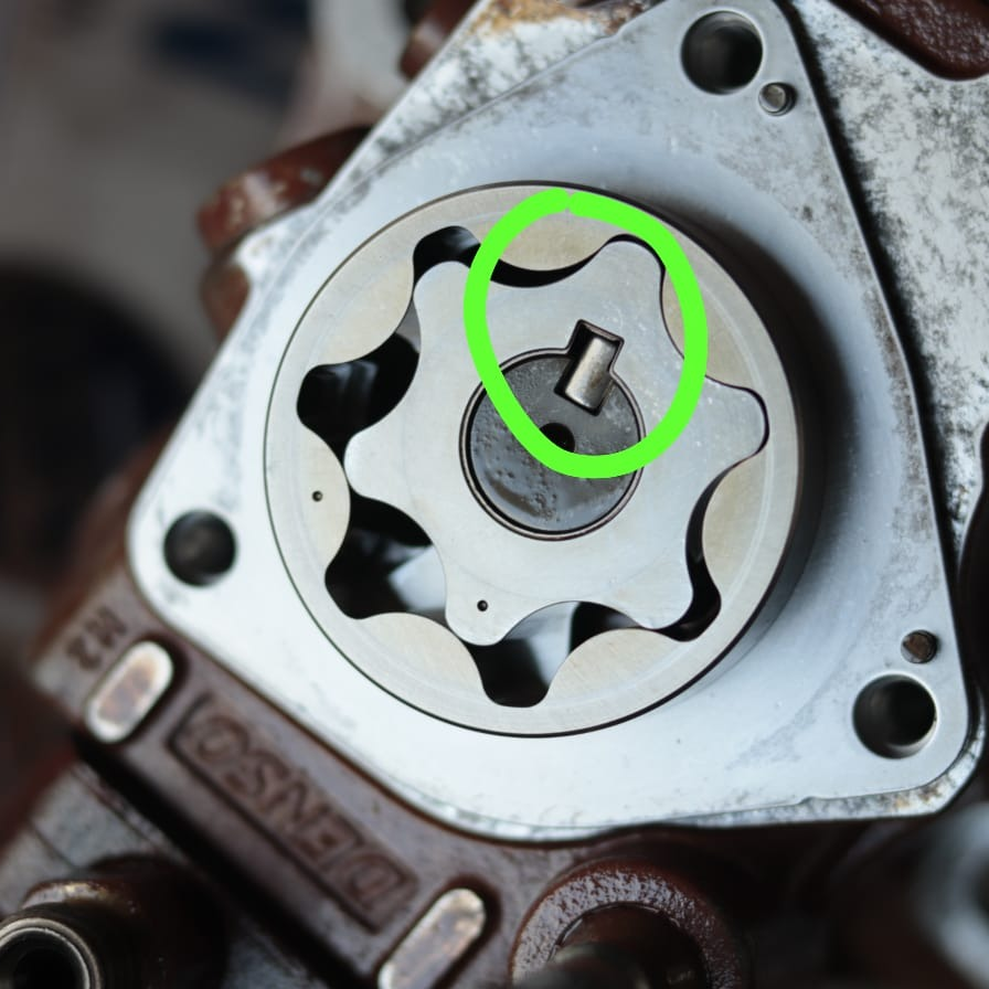 Fuel injection feed pump part fuel rotor set  Diesel injector pump spare part for TOYOTA