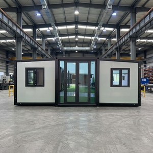 Casa Contenedor Prefabricada Apilable <span class=keywords><strong>de</strong></span> Seguridad <span class=keywords><strong>de</strong></span> 20 <span class=keywords><strong>y</strong></span> 40 pies, Expandible, Estructura Prefabricada, Hogar <span class=keywords><strong>de</strong></span> Dos Dormitorios, Construcción Inmobiliaria - Product Image 2