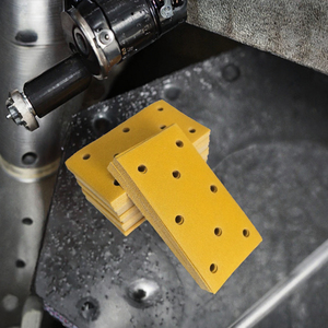 100pcs 95/180mm festool Mài đĩa mài cao màu vàng vuông <span class=keywords><strong>3</strong></span>.0mm giấy nhám mài mòn silicon carbide đổ xô tấm OEM - Product Image 3