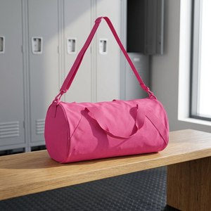 Bolsa Deportiva Ligera de Color Rosa, Bolsa de Almacenamiento Deportiva Resistente con Correa de Hombro Ajustable para Mujeres y Niñas - Product Image 1