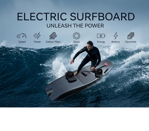 <span class=keywords><strong>Planche</strong></span> de surf électrique Trade Assurance Jet <span class=keywords><strong>Wakeboard</strong></span> Charcoal avec double poignée et fixations pour les pieds, pack Extreme Range Peak Engine - Product Image 3