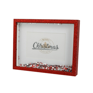 Tùy Chỉnh Long Lanh Khung Ảnh Bằng Gỗ Bóng Hộp Đóng Khung Với Các Ngôi Sao Bên Trong Với Đặc biệt Điều Trị Trang Trí Đám Cưới - Product Image 1