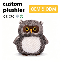 Jouets en peluche personnalisés de collection, mascotte de marque, emballage individuel, rembourrage lesté, posture debout