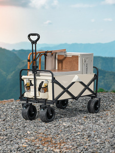 Carrito de Camping Plegable, Carrito Portátil para Exteriores, Carrito Utilitario Plegable para Camping, Playa y Picnic - Product Image 6