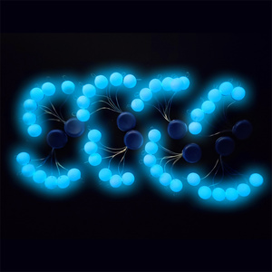Flotteurs de pêche ronds bleus <span class=keywords><strong>lumineux</strong></span> de haute qualité pour la pêche nocturne en mer et sur la plage - Product Image 6