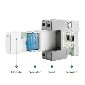 Giá tốt nhất MYT40-AC type2 3P + N 20/40kA AC DC tăng bảo vệ thiết bị hệ thống PV bảo vệ SPD toàn bộ nhà bảo vệ tăng chi phí - Product Image 6